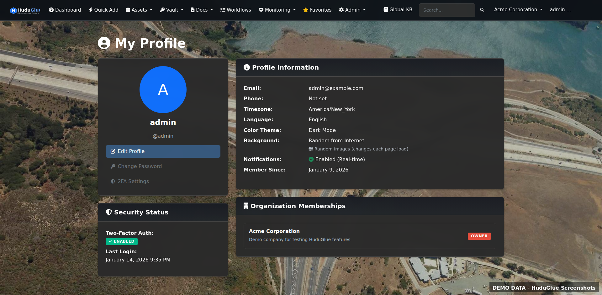 User profile